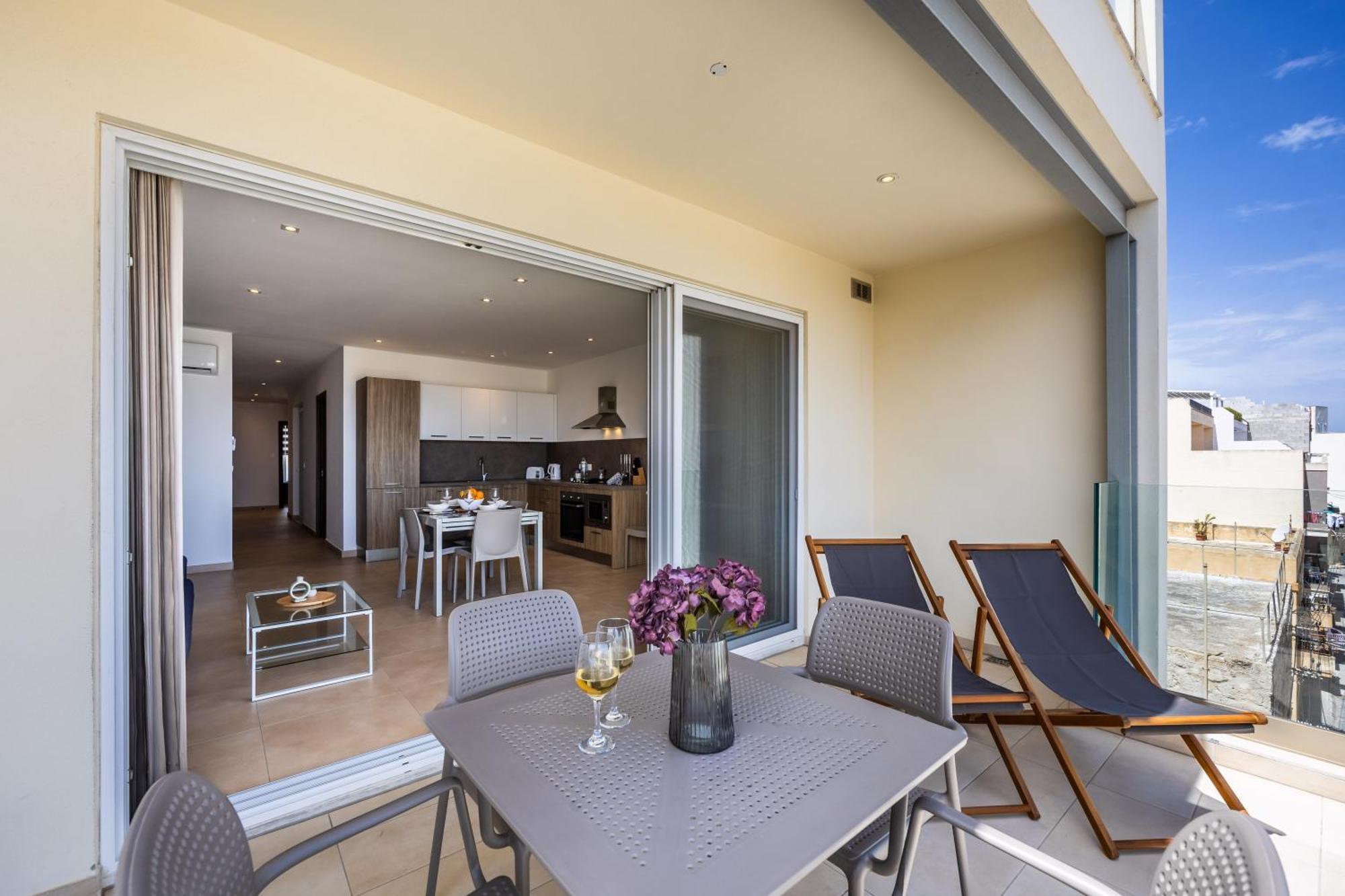 Fl5 Thelodge Amazing Views W Terrace By Homely Mellieha Exterior foto